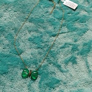 Onyx Butterfly necklace